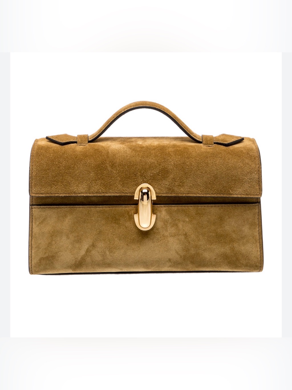 Savette Suede Symmetry Pochette Tote Bag New Without Tags